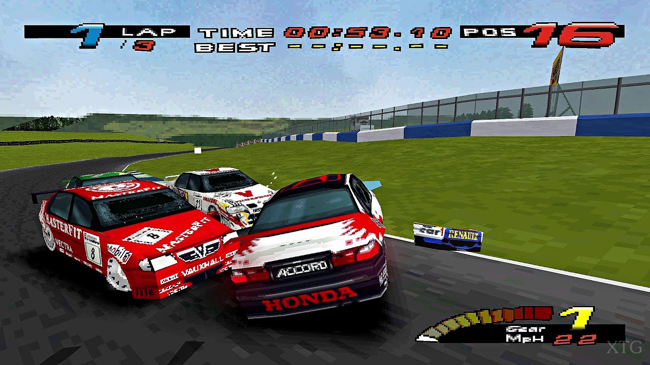 TOCA Touring Car Championship PS1 Gameplay HD (Beetle PSX HW)