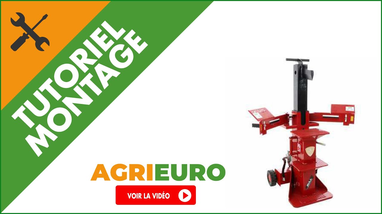 Fendeuse électrique verticale monophasée Ceccato BULL SPLE12 FDP, course 540 mm - Vidéo de montage