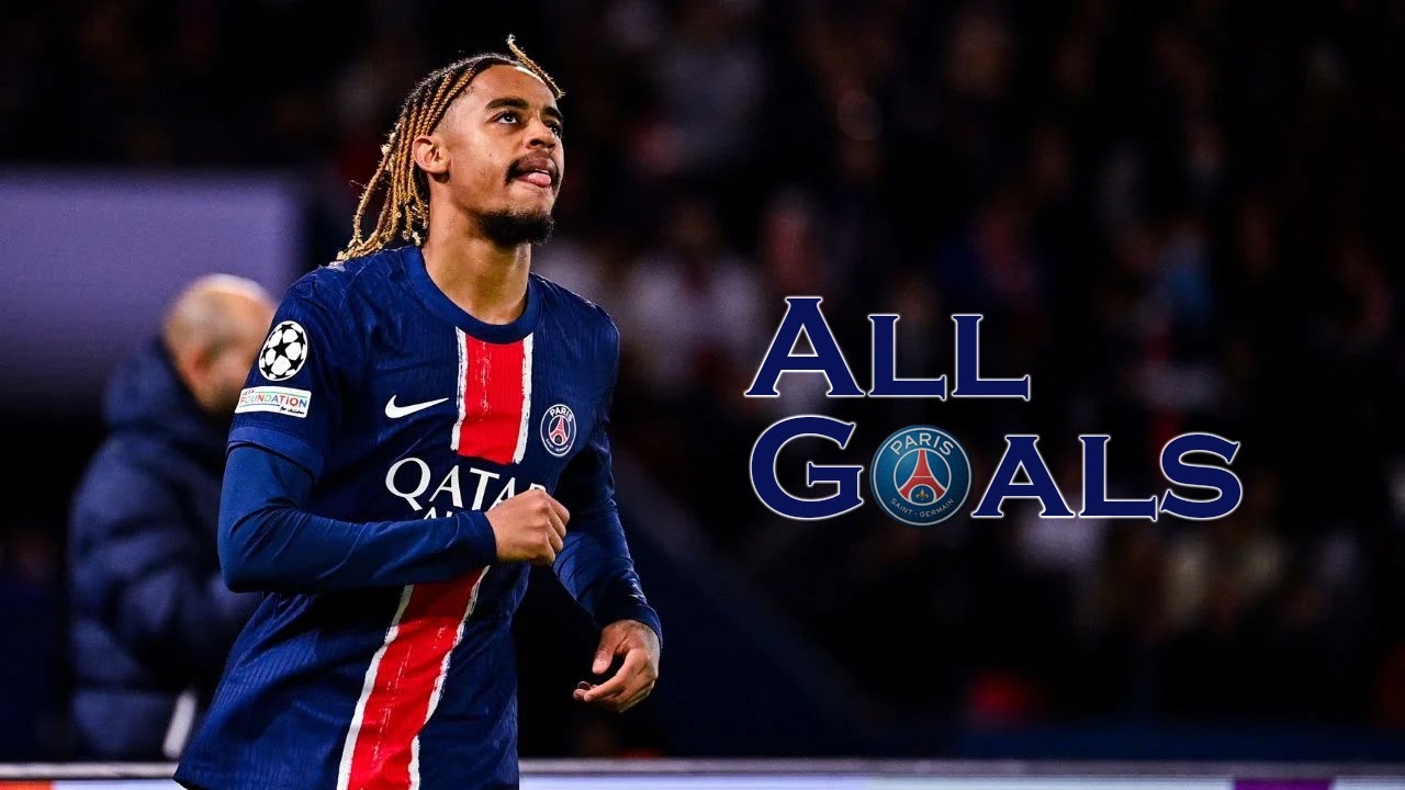 Bradley Barcola All Career Goals for PSG [Highlights]