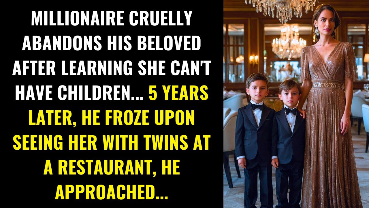 MILLIONAIRE ABANDONS HIS LOVE: REUNITES WITH HER AND TWINS 5 YEARS LATER...