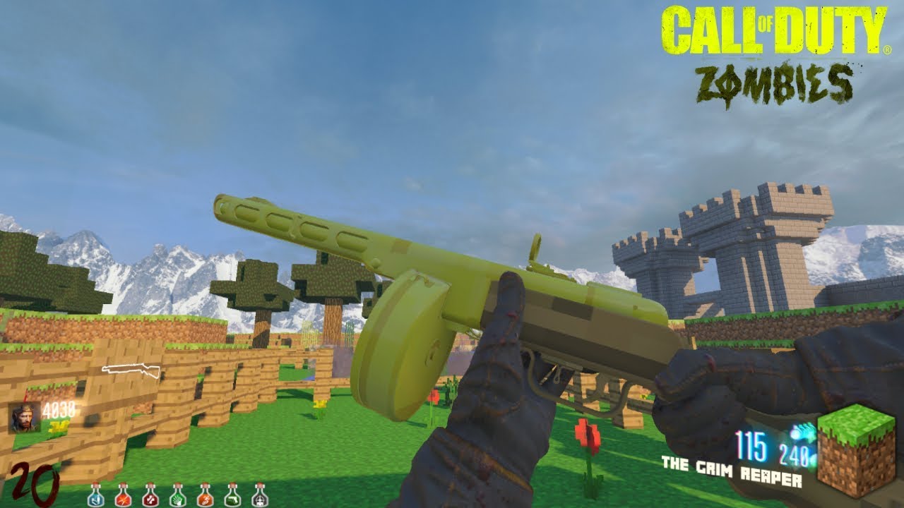 MINECRAFT ONE WINDOW CHALLENGE CUSTOM ZOMBIES | BLACK OPS 3 ZOMBIES MOD TOOLS
