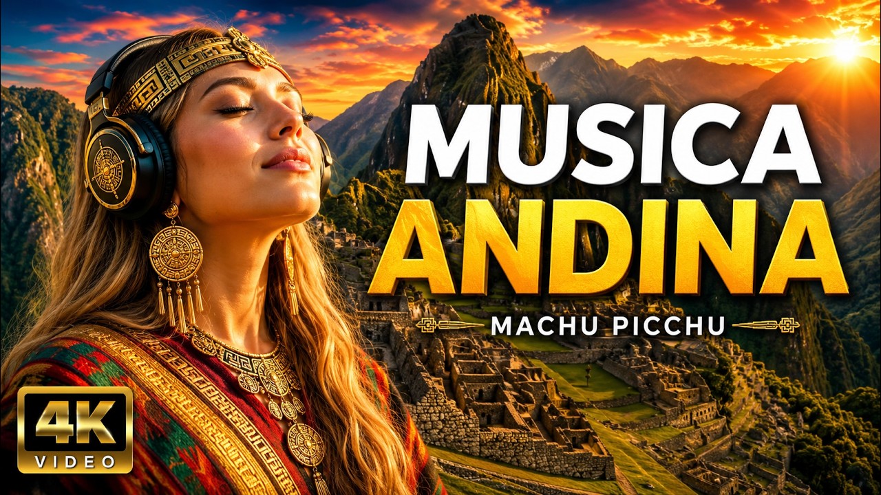 ✨Machu Picchu MUSICA ANDINA video 4k Melodía que Levanta el Ánimo y Despierta tu Energía✨