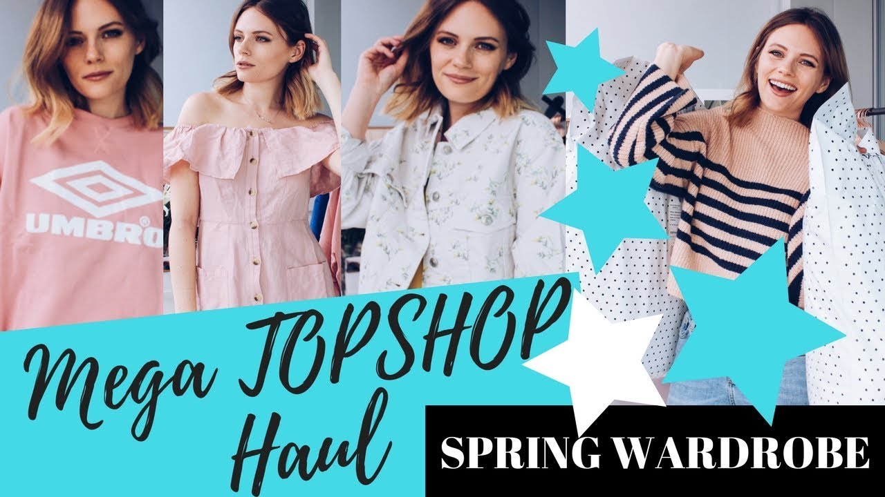 HUGE TOPSHOP HAUL & Try On - Spring Wardrobe || COCOA CHELSEA