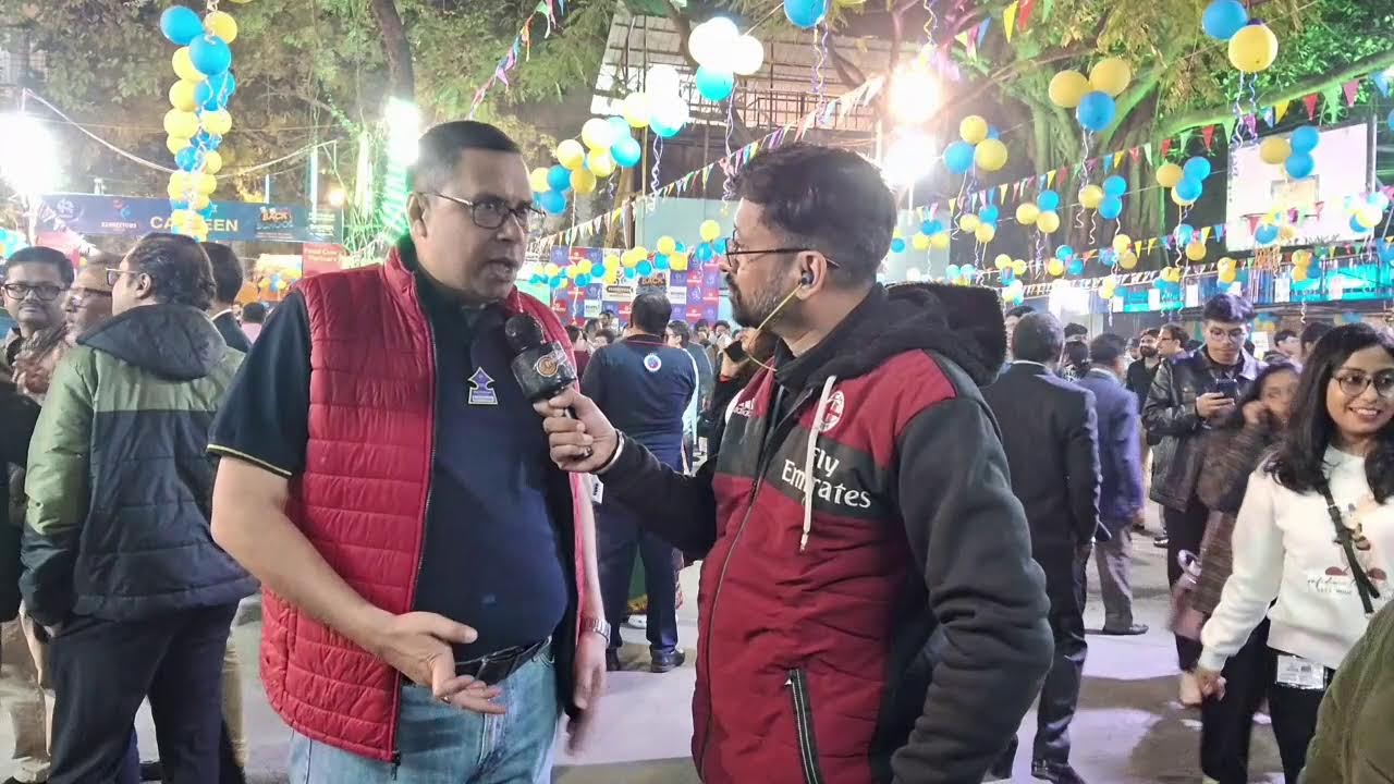 Mr. Meghnath Roychowdhury with Rj Animesh live from South Point High School.