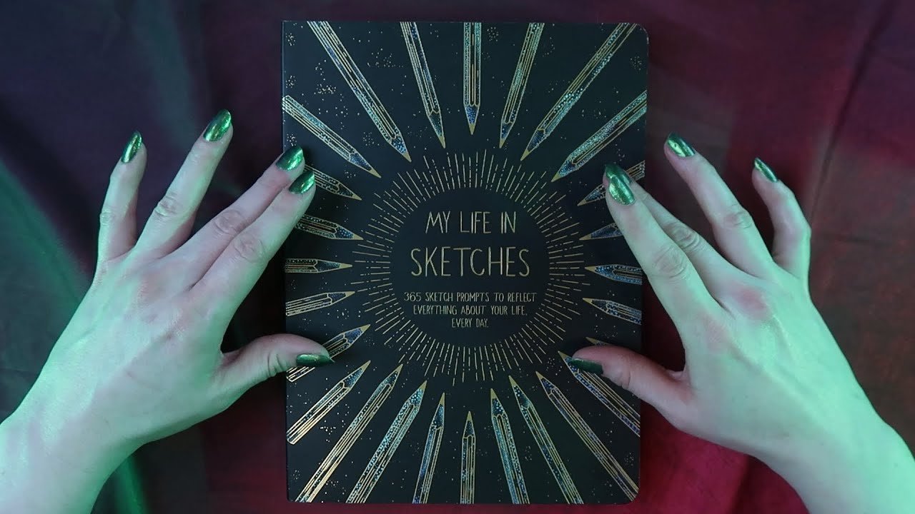 ASMR What will I DRAW? ⭐ Page Flipping, Tracing, Tapping ⭐ Soft Spoken