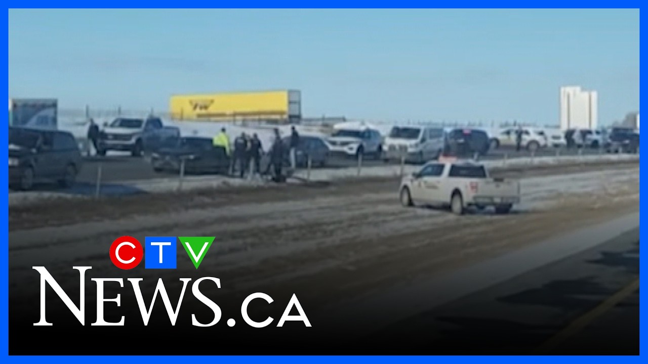 Man dead after being shot on QEII while driving