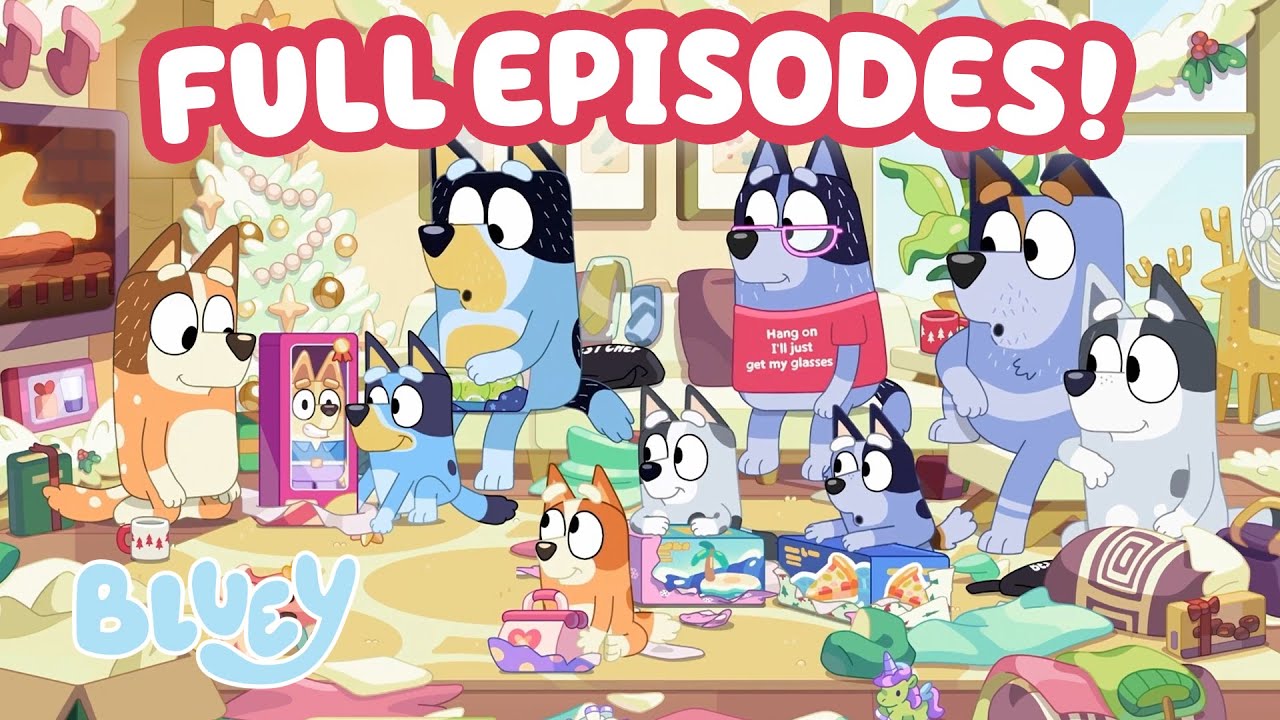 Bluey Playing with Toys at Christmas! 💙 🎅 | Festive Full Episode Compilation 🎁 | Bluey