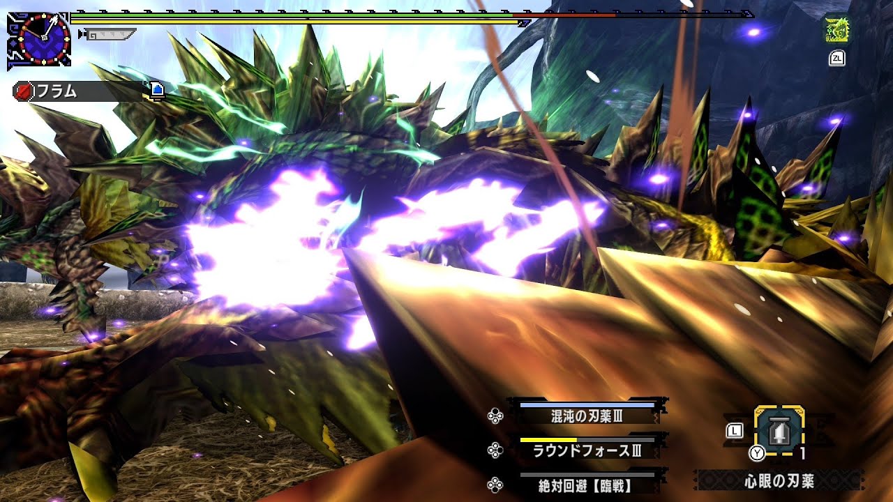 【MHXX】超特殊許可　金雷公狩猟依頼　08'37''20　ストライカー片手剣