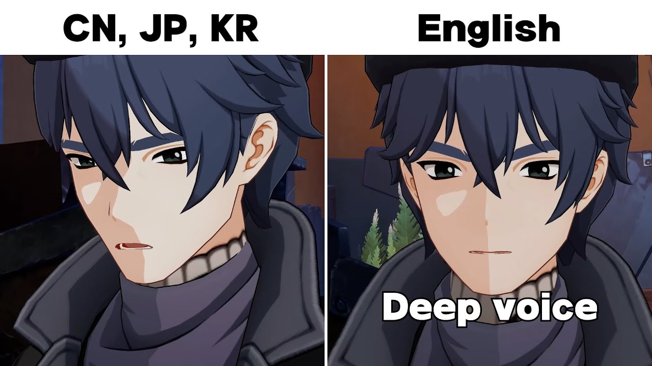 This NPC's deep voice surprised me 😭