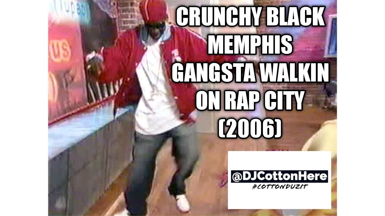Crunchy Black Doing the Memphis Gangsta Walk Dance On Rap City w/ Three 6 Mafia (2006)