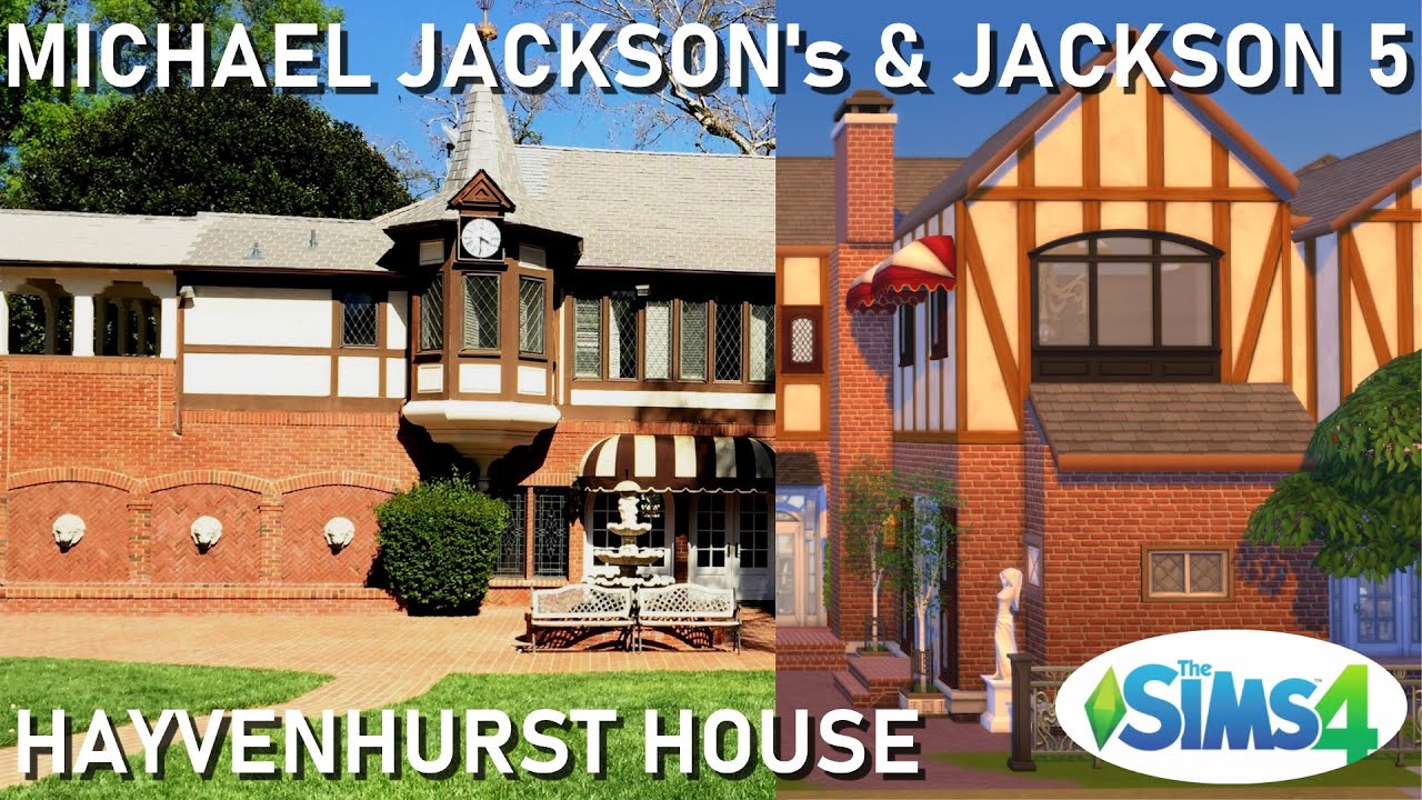 MICHAEL JACKSON & JACKSON 5 - HAYVENHURST House | Sims 4 SPEED BUILD