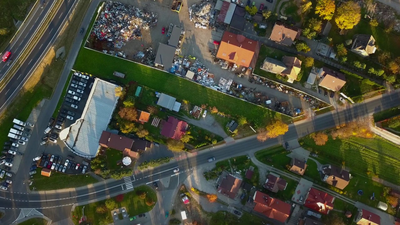 Myślenice z powietrza 4k