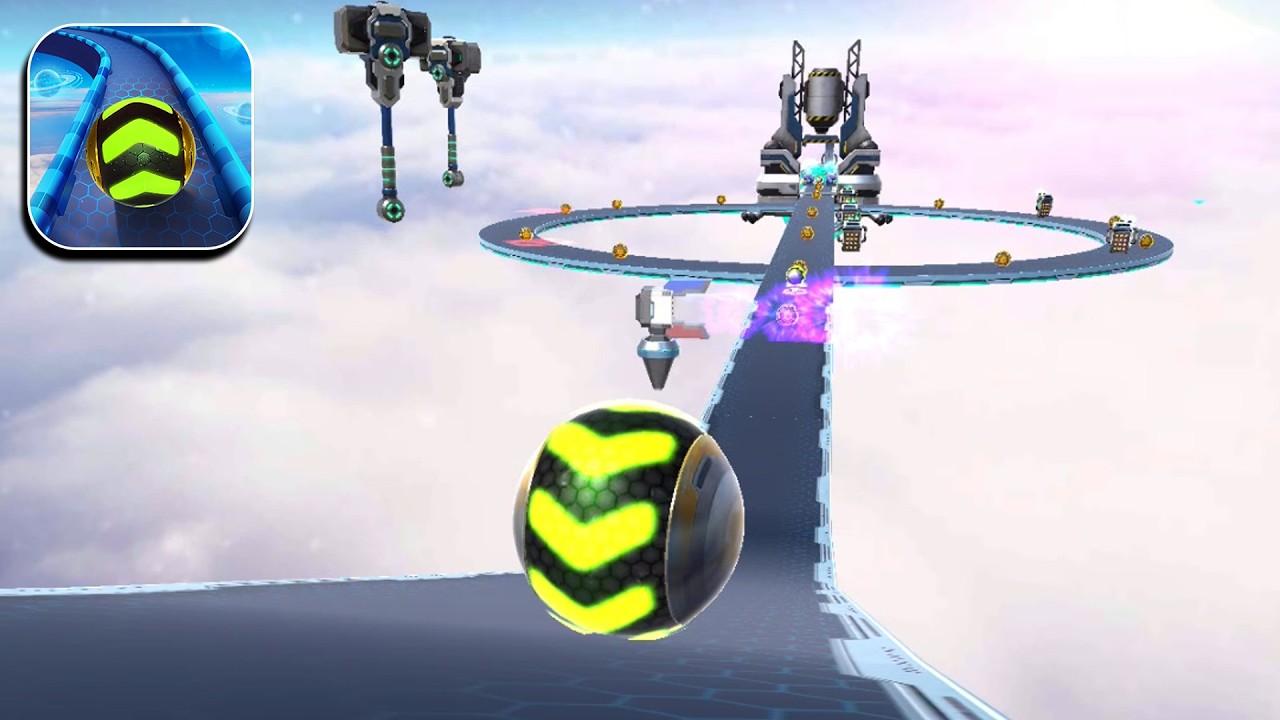 Space Rolling Balls Race Gameplay Speedrun Level 535