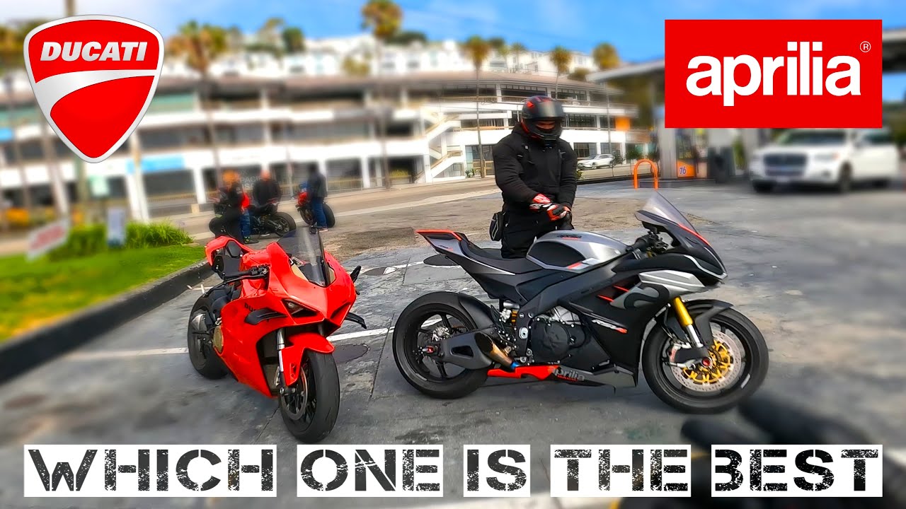2023 Ducati Panigale V4 VS 2022 Aprilia RSV4 | Ride Review
