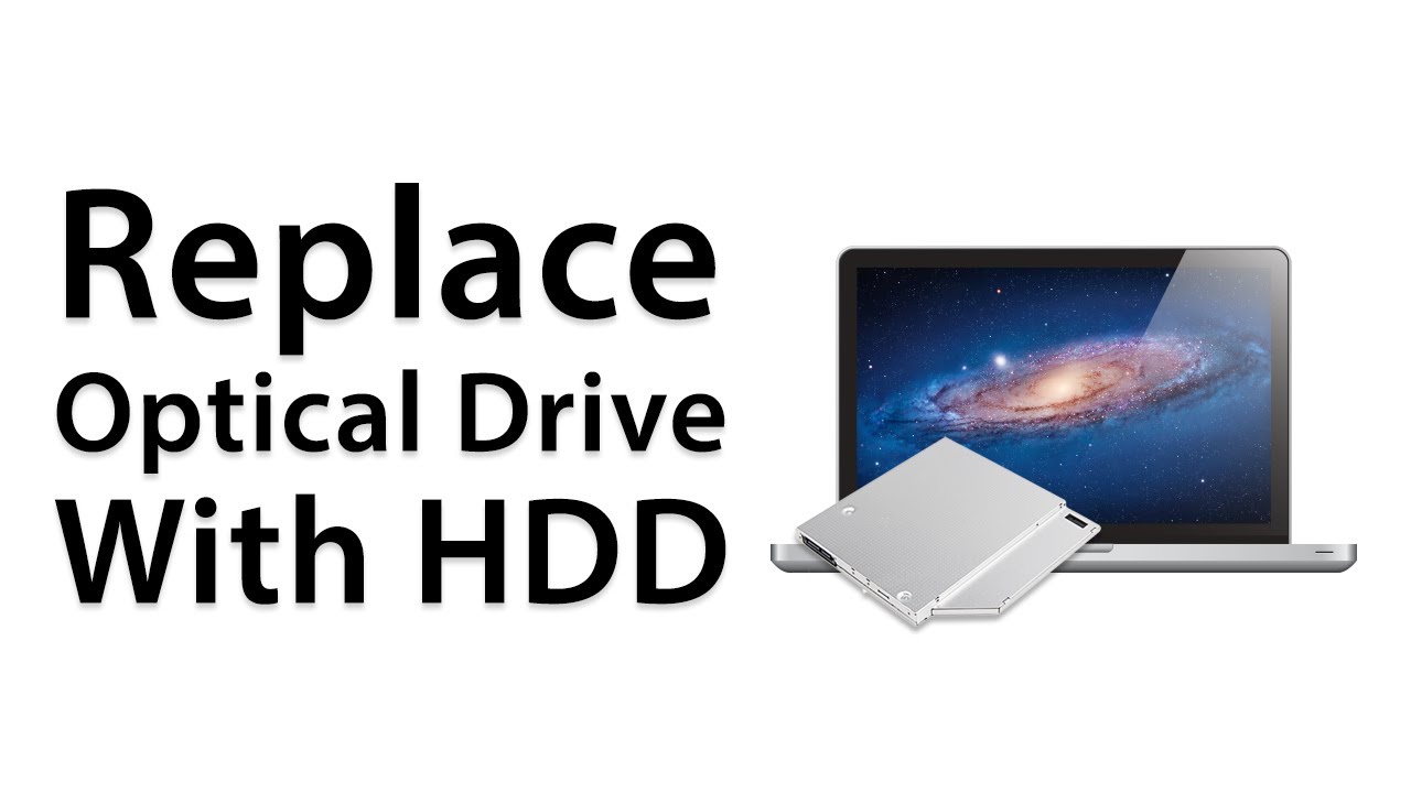 [How To] Replace Optical Drive With HDD / SSD MacBook Pro 2012 - Caddy Installation