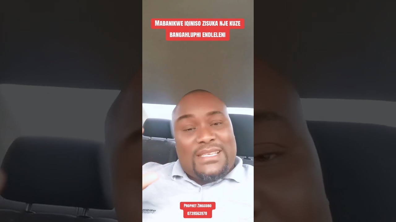 Kunomthelela ukuthi washunyayezwa ubani.