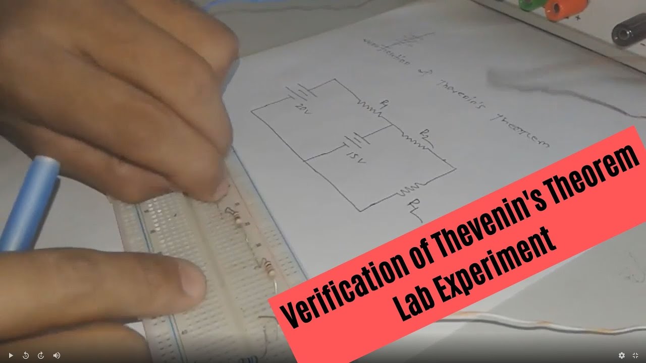 Verification of Thevenin's Theorem Lab Experiment