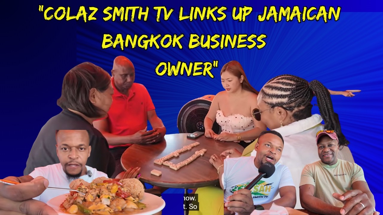 🇯🇲 Jamaican Business Owner in Bangkok Thailand 🇹🇭 Colaz Smith Links Up @Jamaica833