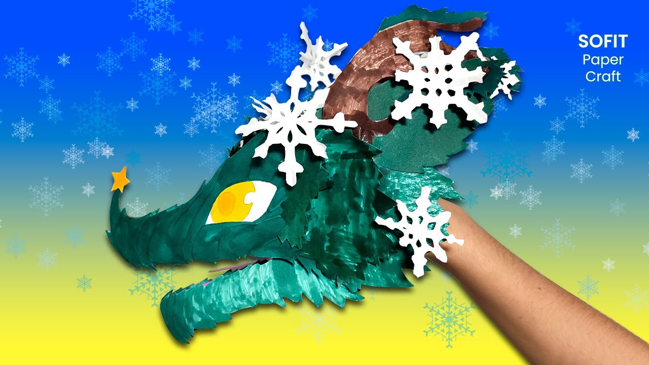How to make a paper Dragon Spruce | DIY Sofit PaperCraft