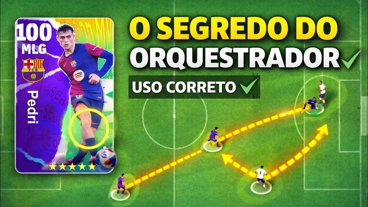 O SEGREDO DO ORQUESTRADOR NO EFOOTBALL 2026, TENHA A MELHOR TATICA COM ELE 💥