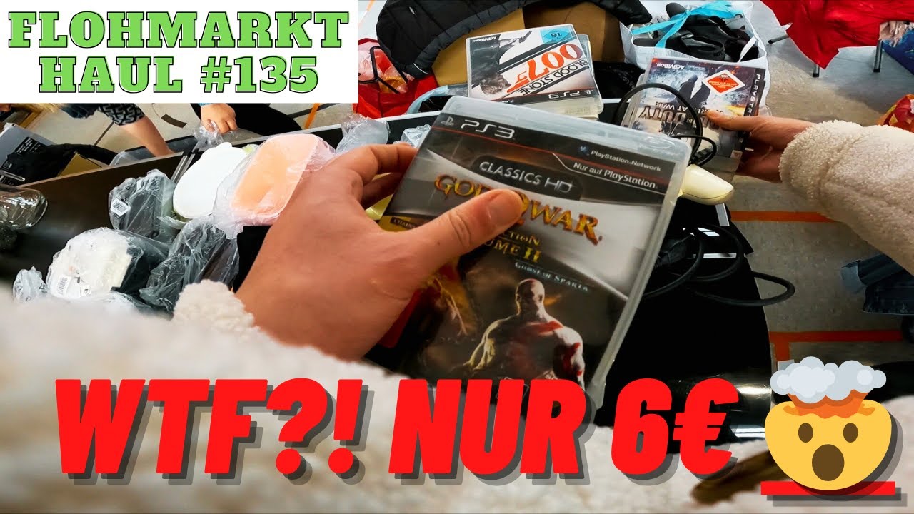 UNGLAUBLICH WTF?! Nur 6€ 😮 #flohmarkt eskaliert nur leicht! Schnäppchenjäger unterwegs! #haul #fy