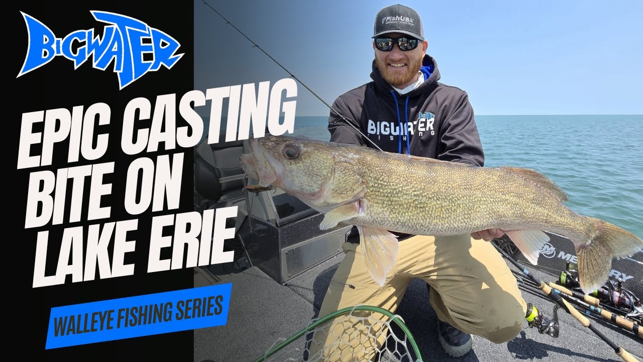 How to Cast for GIANT Lake Erie WALLEYE!