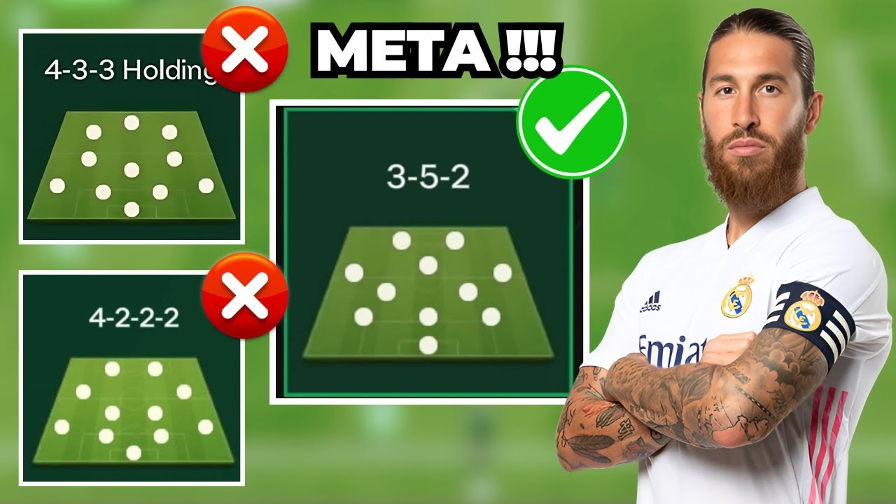 Master 3-5-2✅ META formation || Best formation after gameplay update....