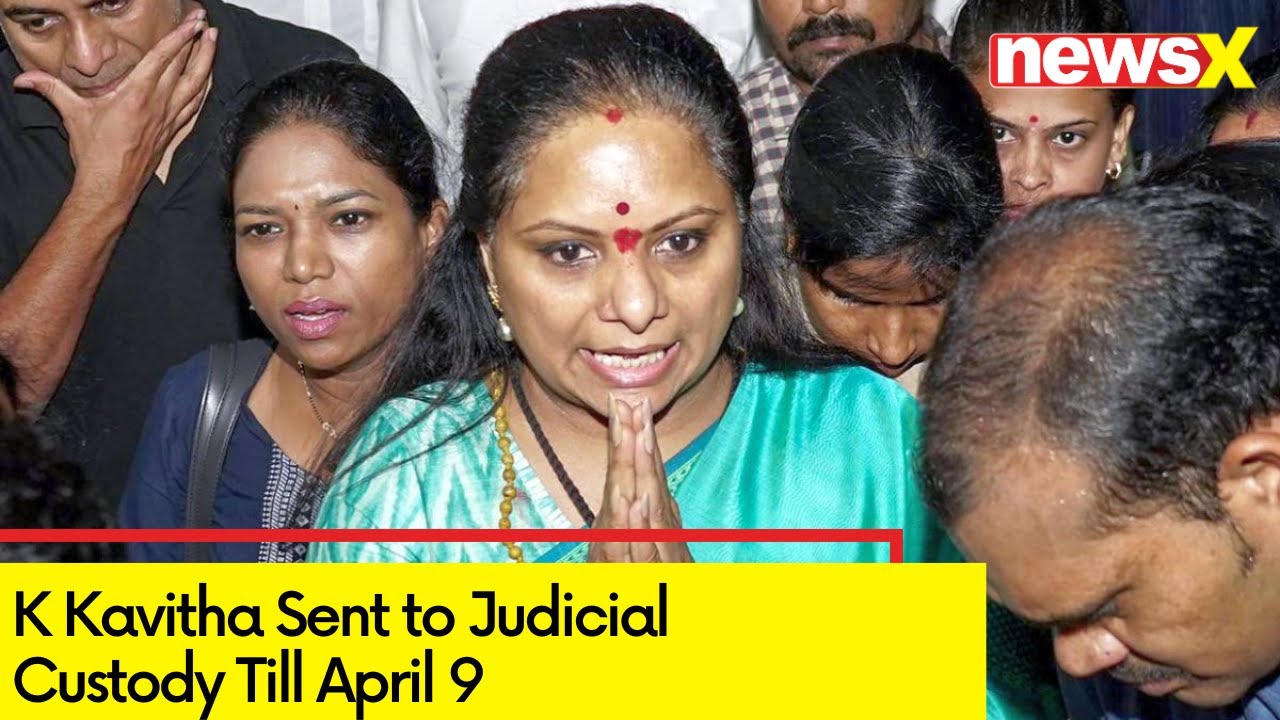 K Kavitha Sent to Judicial Custody Till April 9 | ED Custody Comes to an End | NewsX