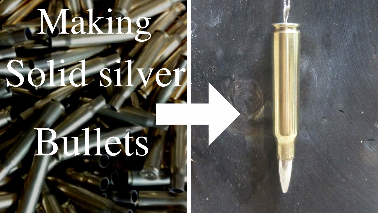 Making silver bullets/necklace charm