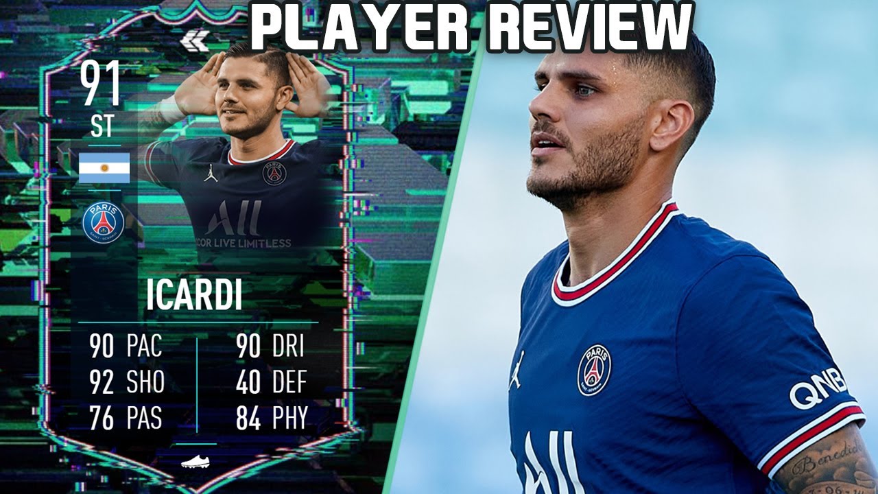 GOAL MACHINE! ⚽ 91 FLASHBACK ICARDI PLAYER REVIEW! FIFA 22 ULTIMATE TEAM