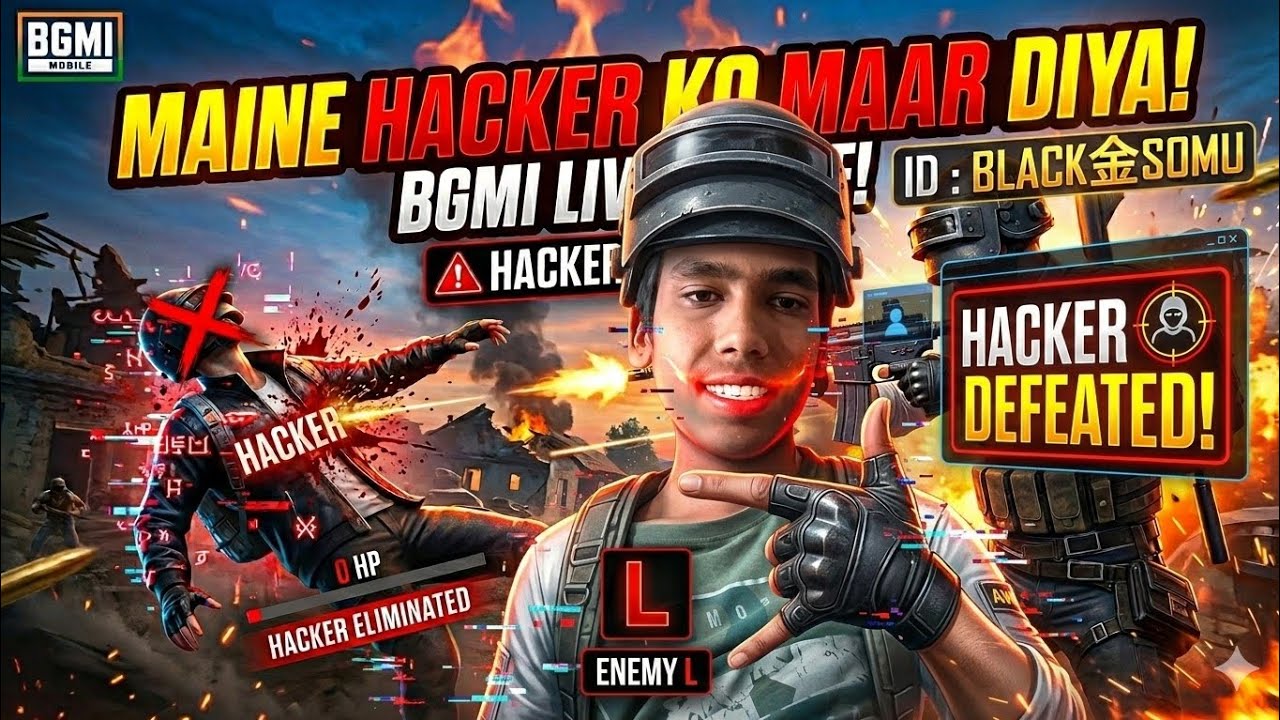 MAINE BGMI HACKER KO MAAR DIYA! 😱 BGMI LIVE PROOF & HACKER EXPOSED! 🚫