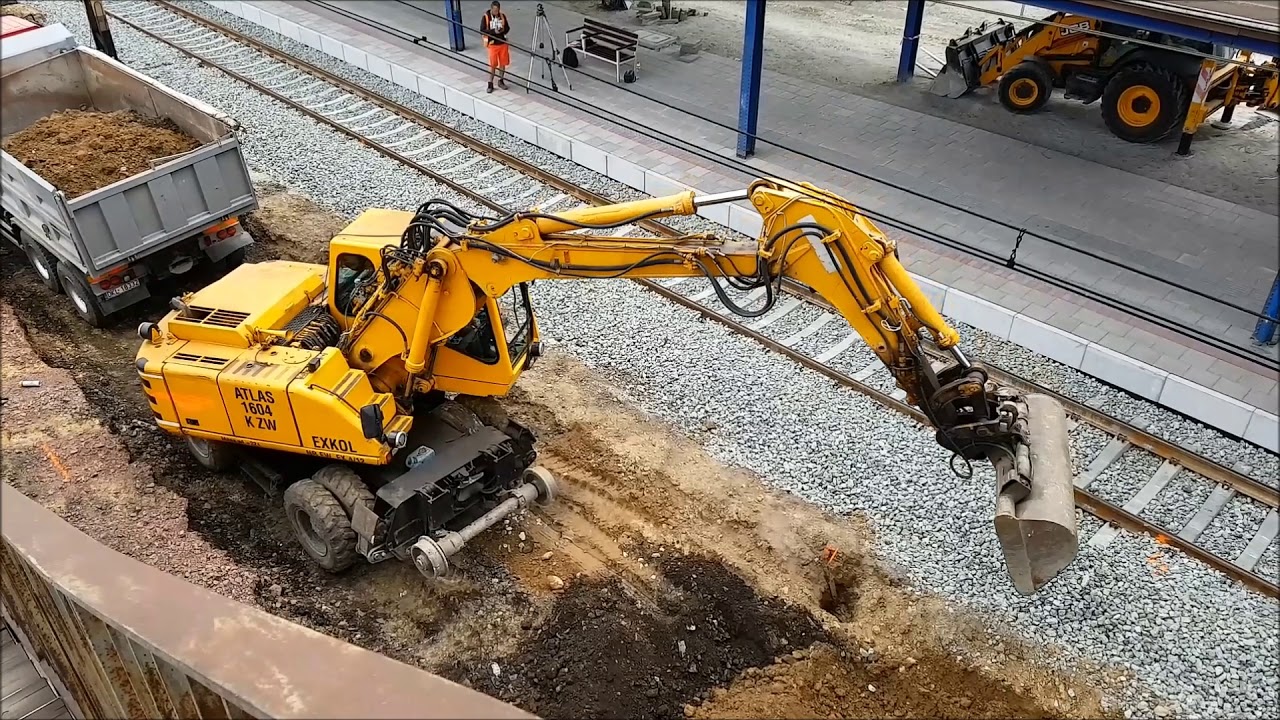 Koparki w Polsce 2019 Baggerarbeiten - Bagger, Bulldozer