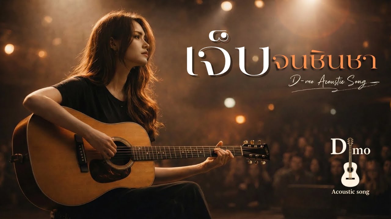 เจ็บจนชินชา - D-mo Acoustic | เพลงอกหักบรรยากาศฝนตก (Percussive Fingerstyle)