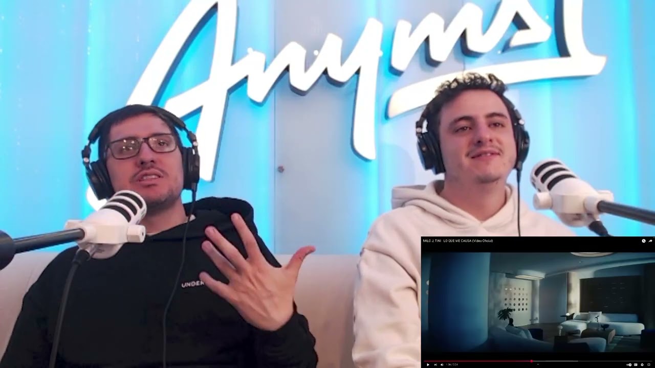 [Reacci&oacute;n] MILO J, TINI - LO QUE ME CAUSA (Video Oficial) | ANYMAL LIVE 🔴
