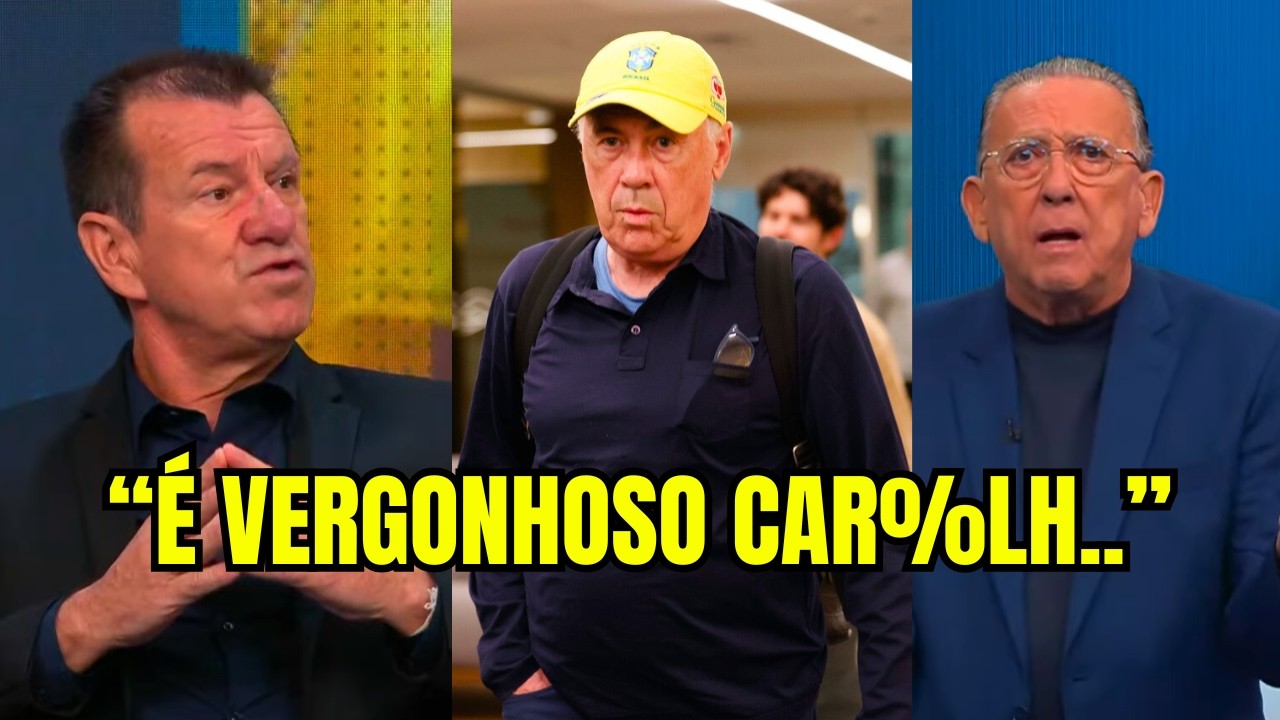 ESTRANGEIRO NÃO SERVE! DUNGA DETONA ANCELOTTI AO VIVO E PESA O CLIMA SOBRE SELEÇÃOBRASILEIRA !
