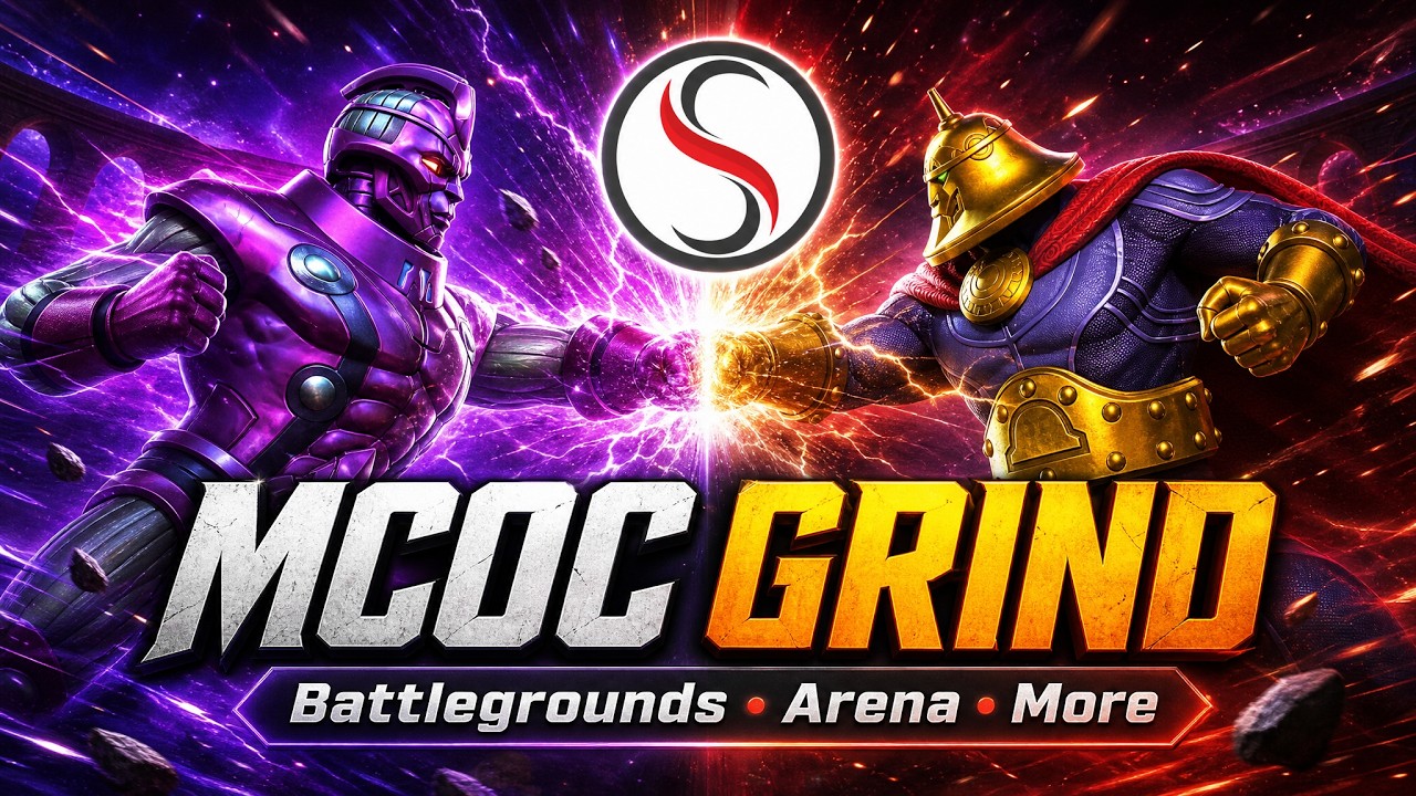 [CCP Drops!!] LIVE MCOC Grind: Battlegrounds, Arena, & More