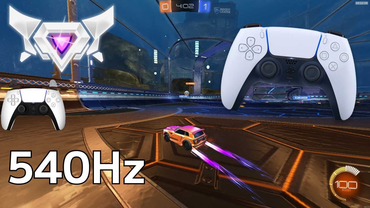 PS5 Controller ASMR 😴 Rocket League Ranked 🏆 Satisfying 360 FPS 4K