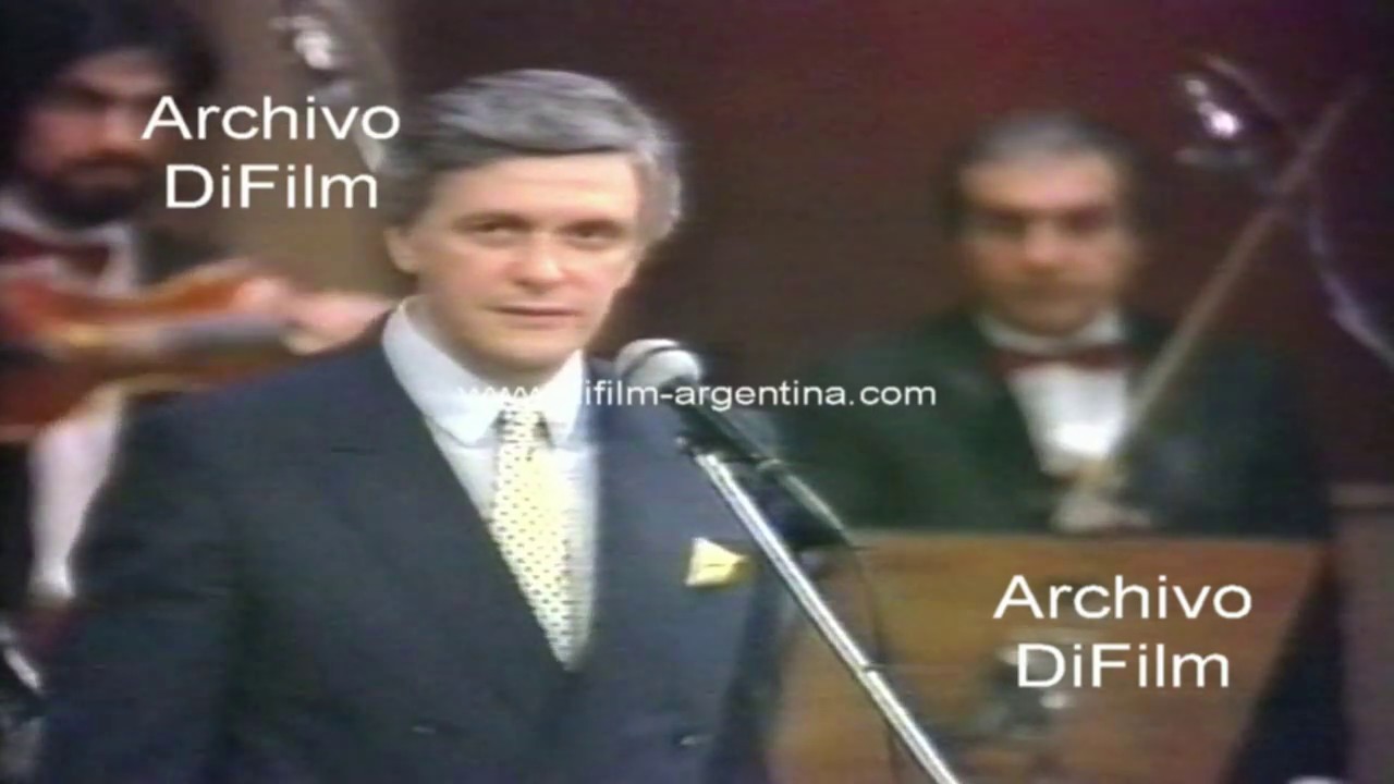 Concierto de Osvaldo Pugliese en el Teatro Colon 1985