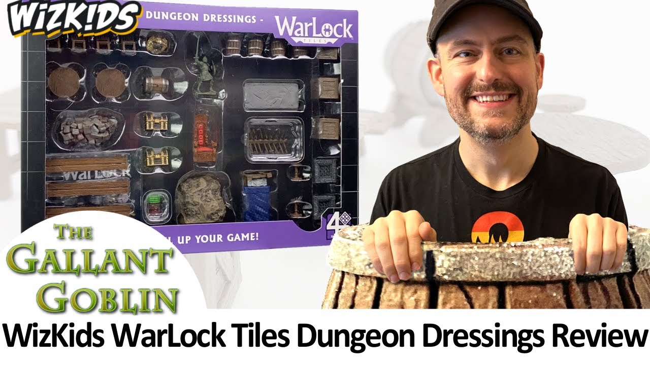 WarLock Tiles: Dungeon Dressings Review - WizKids Prepainted Miniature Terrain