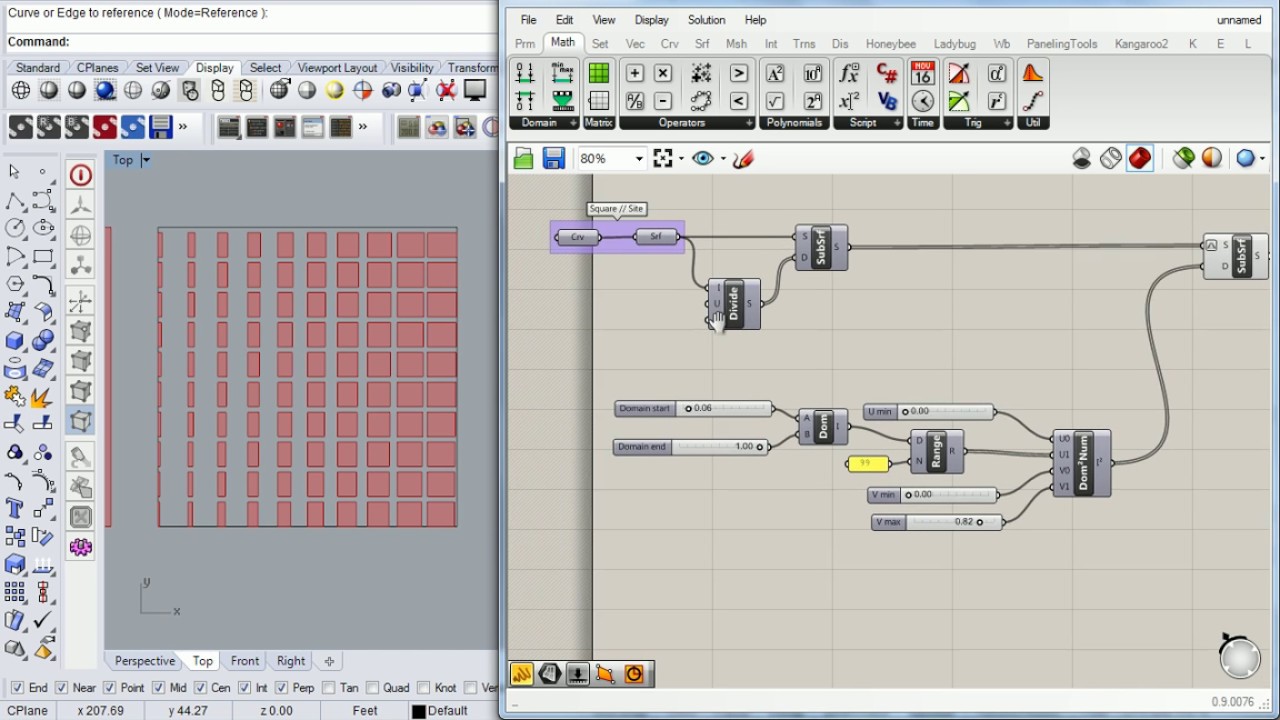 52 - Grasshopper for Rhino - Intelligent Dynamic Pattern for Gradient Analysis