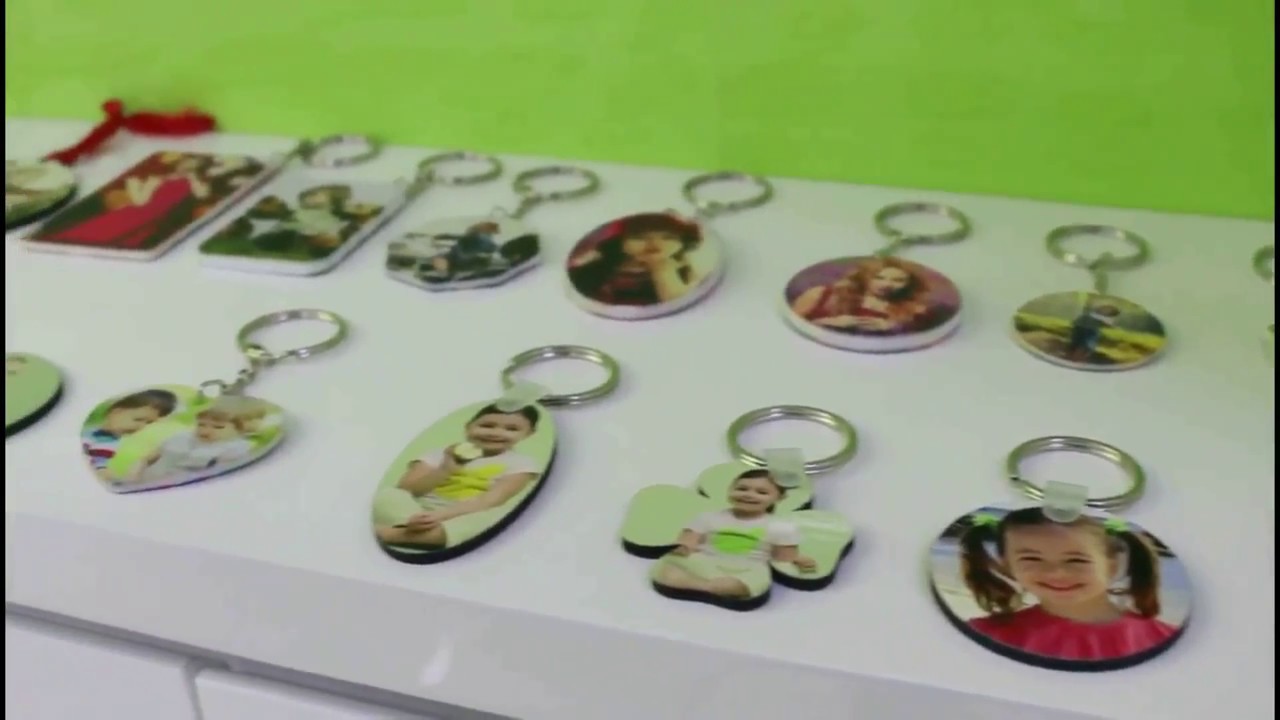 Subli-Mate® plastic and MDF  keychain heat transfer printing customized tutorials