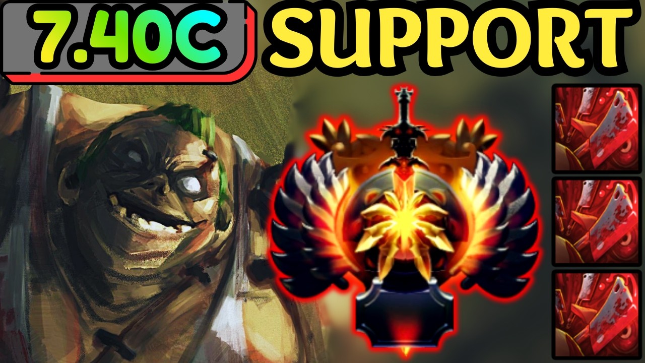 🔥 IMMORTAL PUDGE SUPPORT — HIGH IMPACT EVERY GAME 🔥 DOTA 2