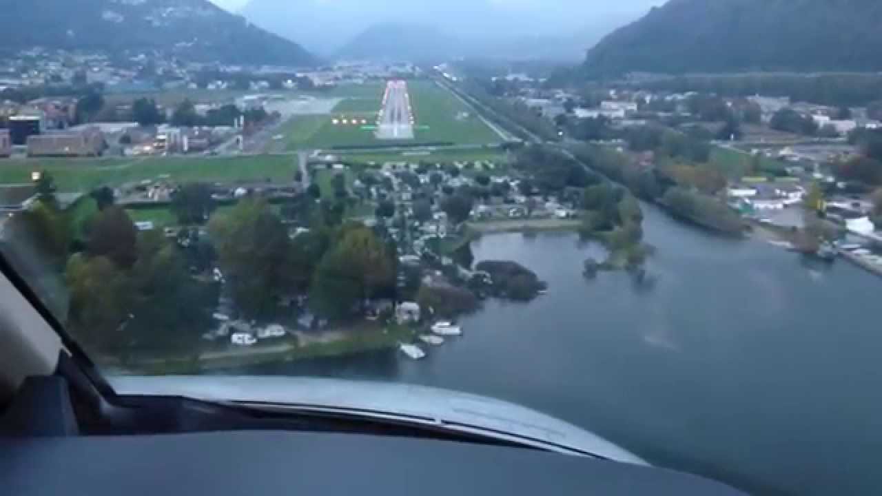 HowTo: LOC01 Approach Lugano (LSZA) with visual final - CJ4|Tutorial