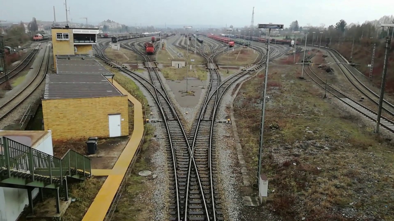Betrieb am Kornwestheimer Ablaufberg