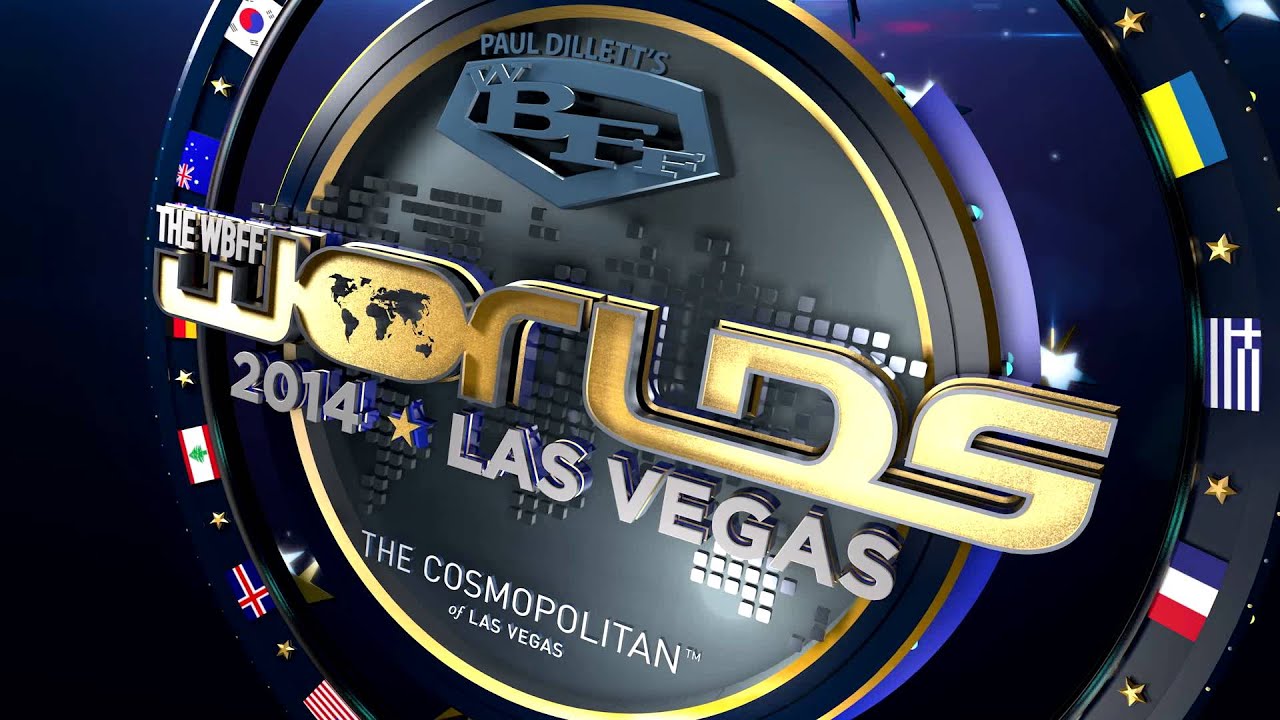 USN presents WBFF Worlds 14 Las Vegas main stage visuals - title loop B