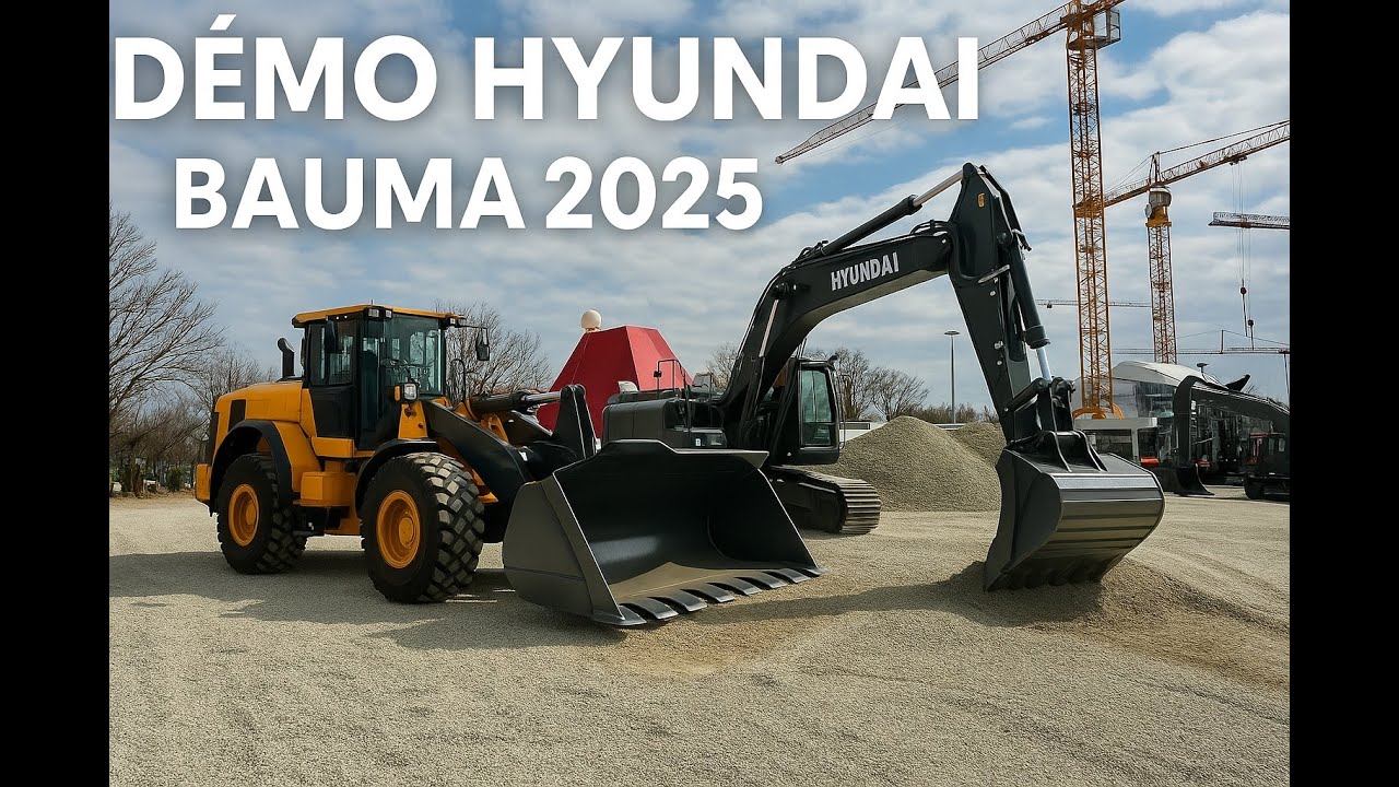 Hyundai frappe fort &agrave; la Bauma 2025 : d&eacute;monstration de puissance et d&rsquo;innovation !