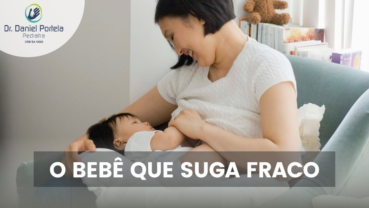 Bebê que suga fraco: sucção não efetiva