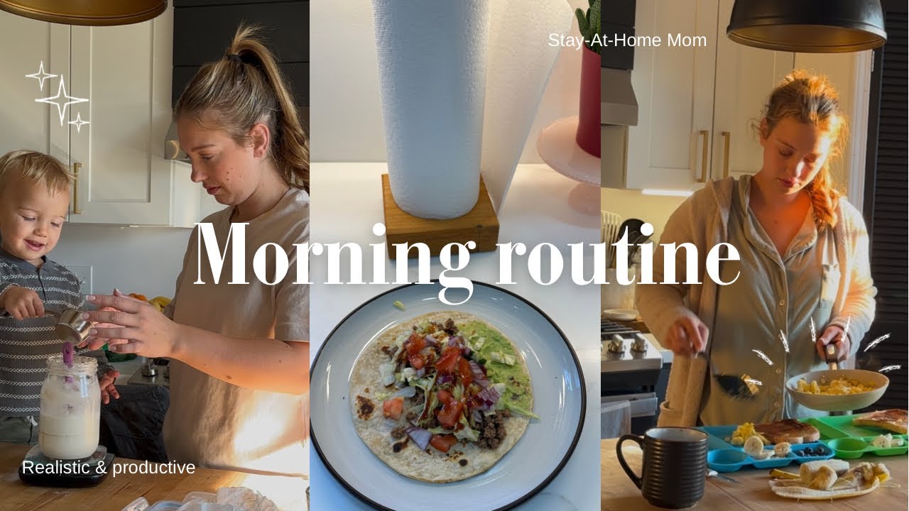 6a.m. Productive morning Routine as a Stay-At-Home mom of 2 