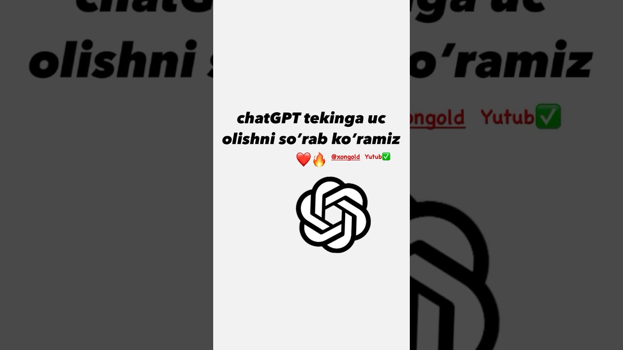 ChatGPTdanTekin uc olishtekin uc olish 2025 ✅ bot silkasi kanalda ✅ #pubgmobile #pubgmobile