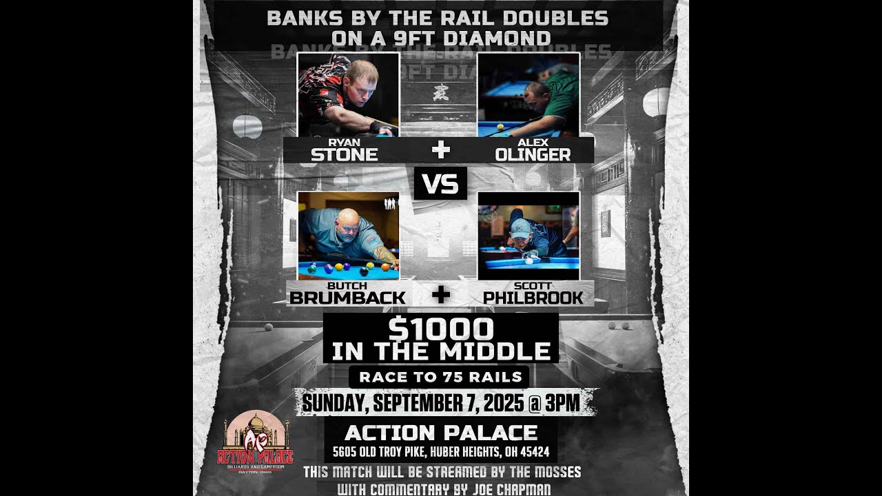 Ryan Stone & Alex Olinger vs Butch Brumback & Scott Philbrook - Banks by the Rail Scotch 9/7/25